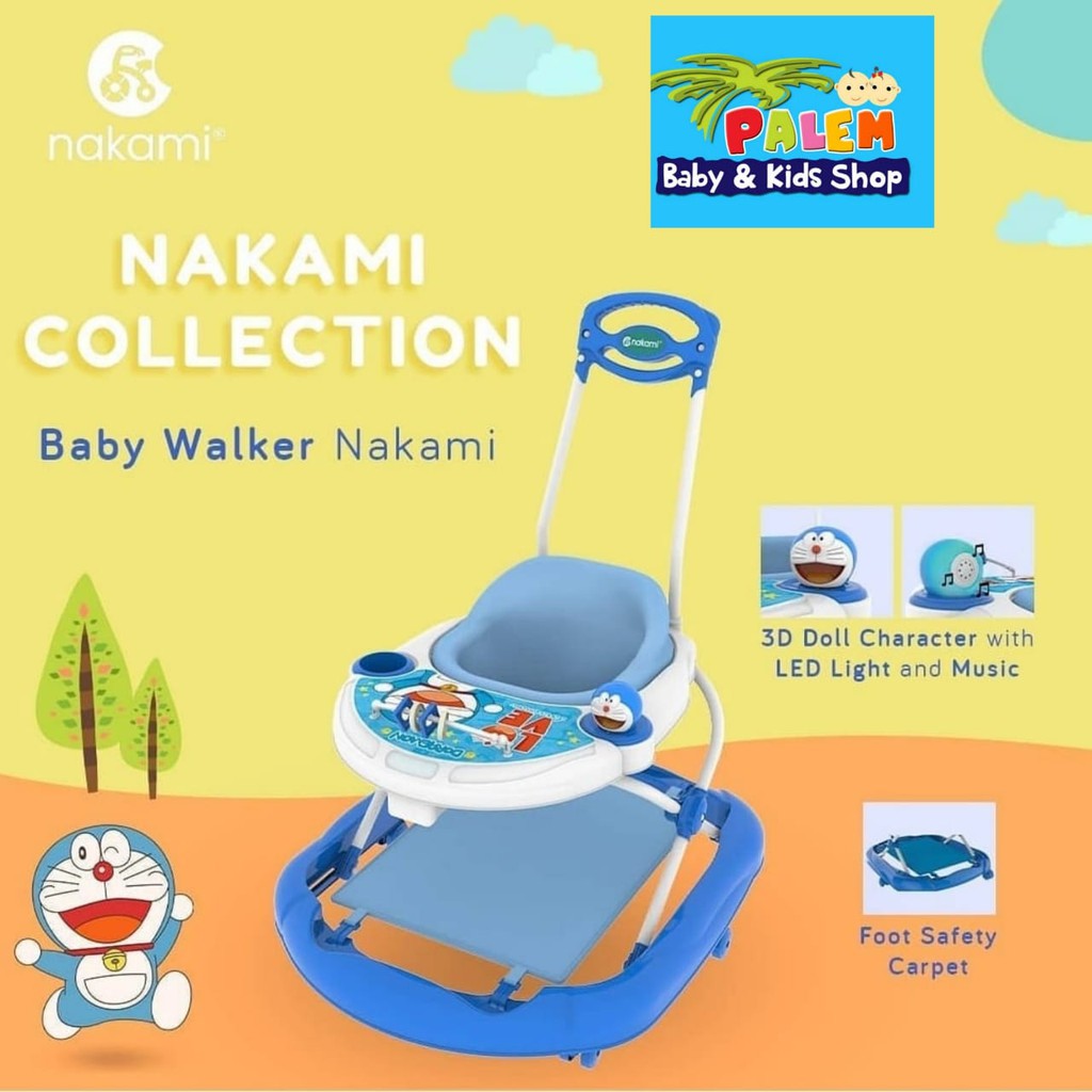 Baby walker nakami 1122 alat belajar jalan bayi musik