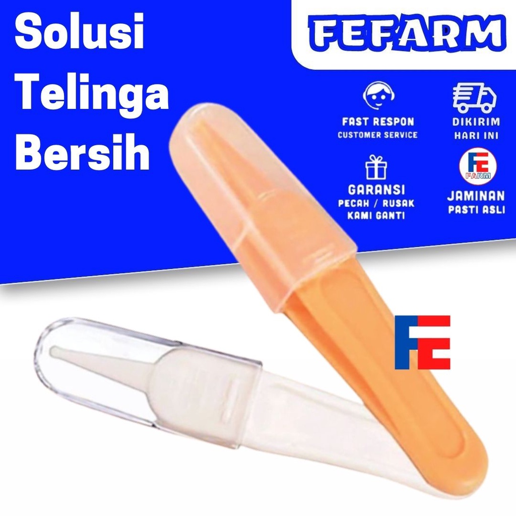 Pembersih Telinga Kucing Earpik Kuping Kucing Membersihkan Kotoran Sampai ke Sela-Sela Kuping FEFARM