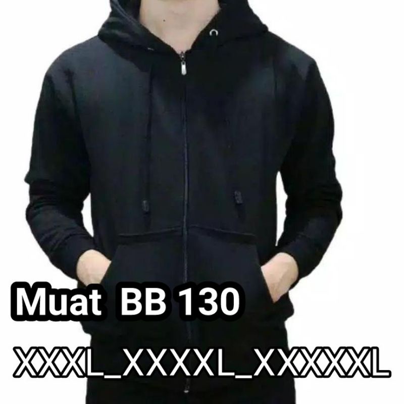 HOODIE POLOS ZIPPER PARA WANITA SIZE-XXXL_XXXXL_XXXXXL