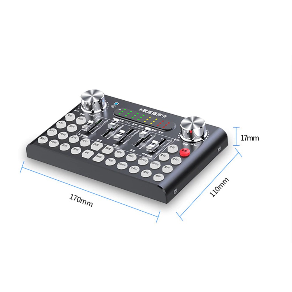 USB Sound Card Amplifier Live Broadcast Recording Special Effect