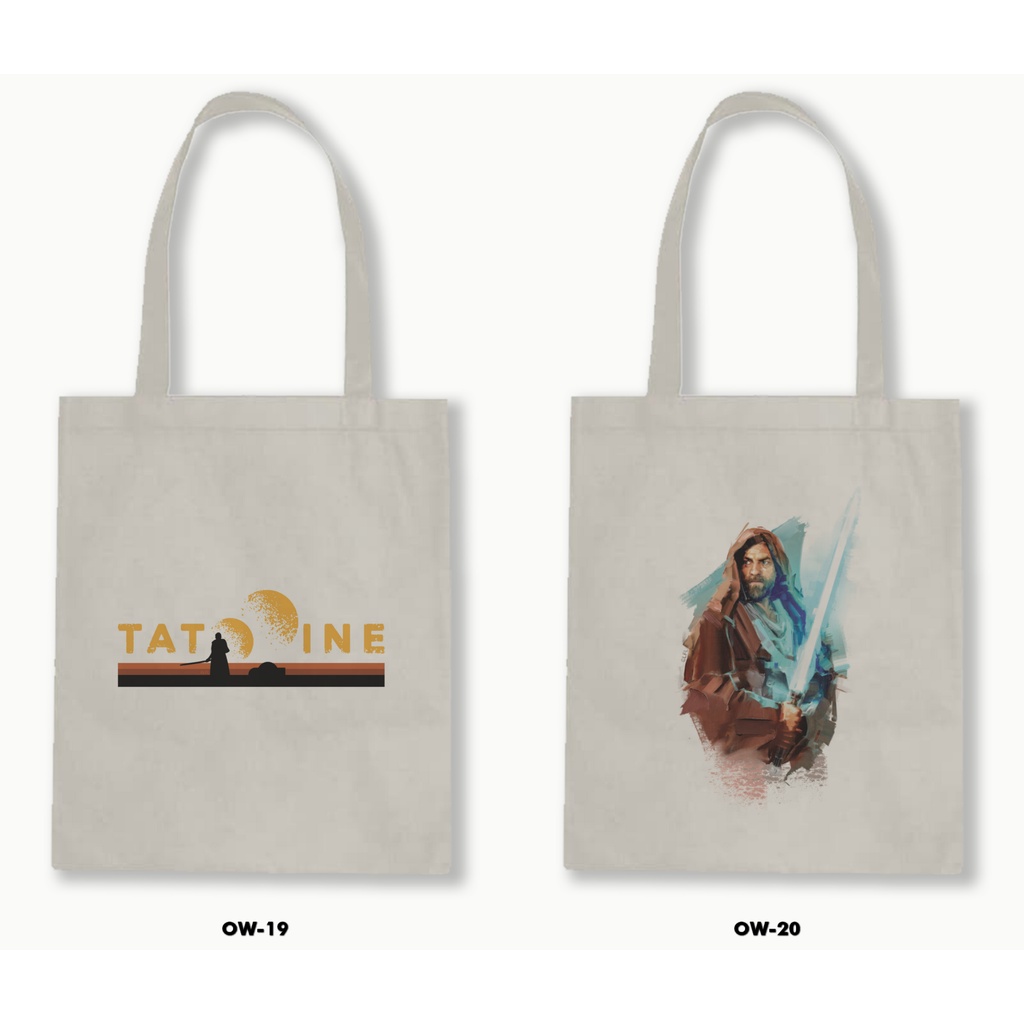 TOTE BAG BLACU - STAR WARS / OBI-WAN KENOBI 01