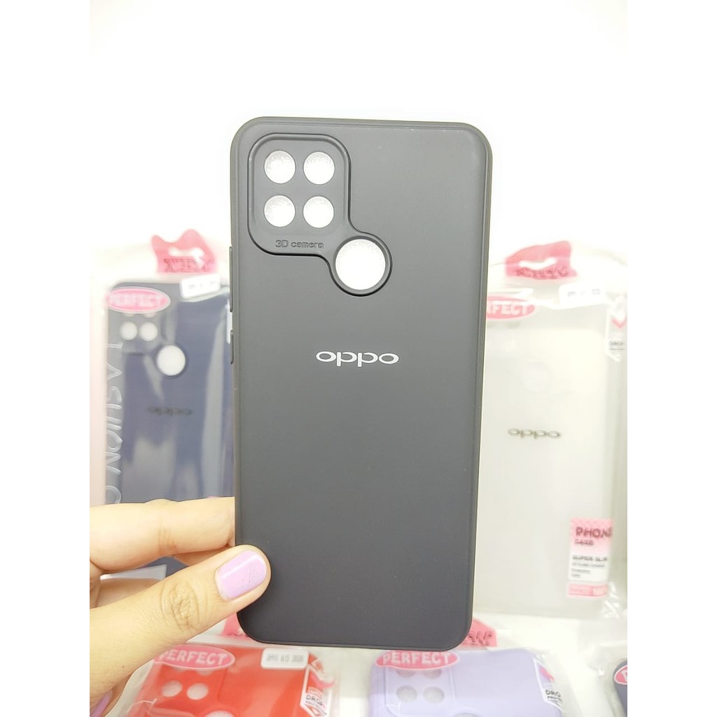 SoftCase Warna Warni Oppo A15 6.52 Inch with 3D Camera Casing Candy Macaron Pelindung Camera