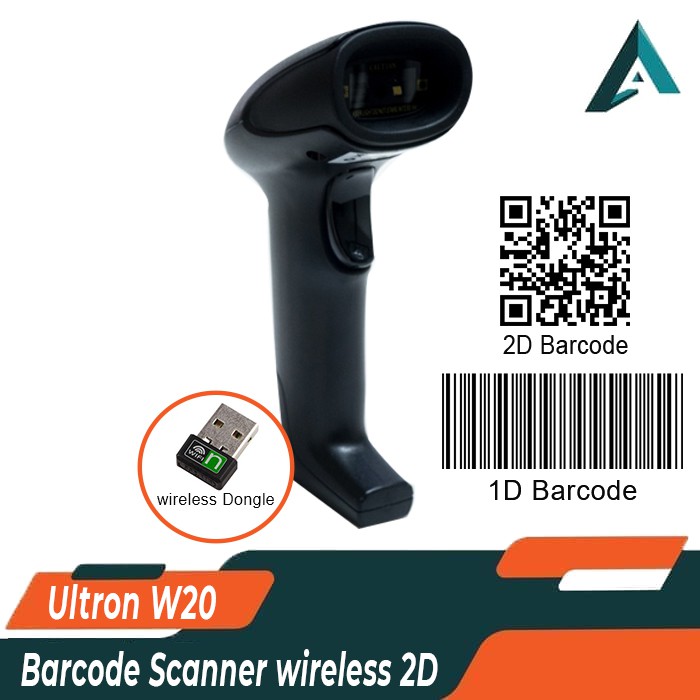 BARCODE SCANNER 2D W20 QR CODE EFAKTUR ULTRON 2D WIRELESS