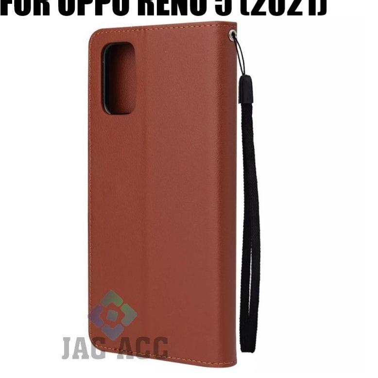 Best Terlaris ➺ DOMPET HP UNTUK OPPO RENO 5 NEW 2021 LEATHER FLIP CASE OPPO RENO 5 NEW 2021 55➔ (Ter