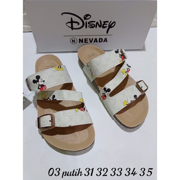 Sedal Nevada X Disney Anak Best Seller / Sendal Anak Disney Merk Nevada Branded Matahari / Selop Ana