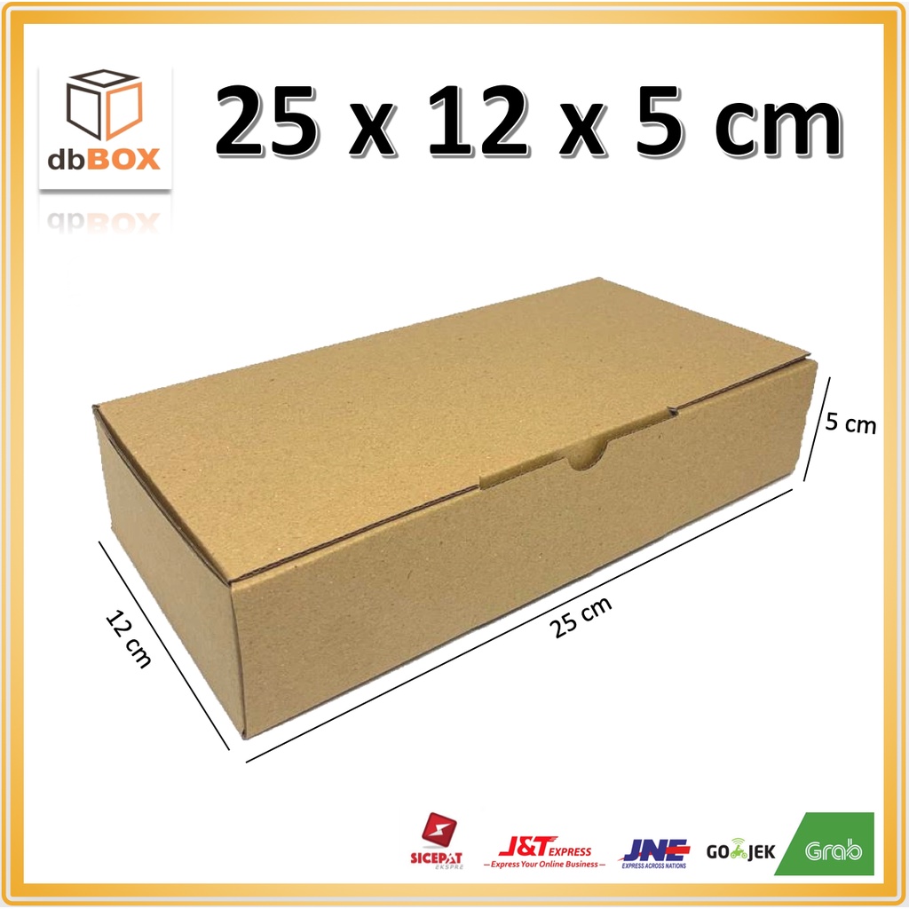 

Kardus 25x12x5 cm --Die Cut dan easy usage--
