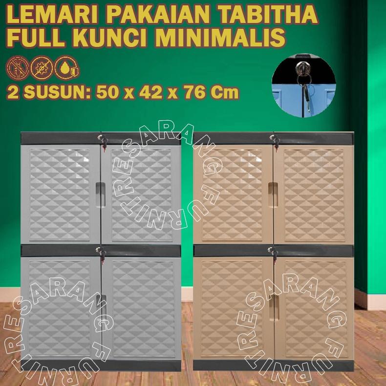 Full Kunci Lemari Pakaian Plastik Full Kunci 2 Susun Lemari Tabitha Penguncian Tabitha 2 Susun ::..