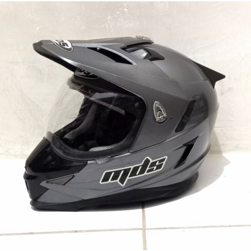 Helm MDS SUPERMOTO AllGrey