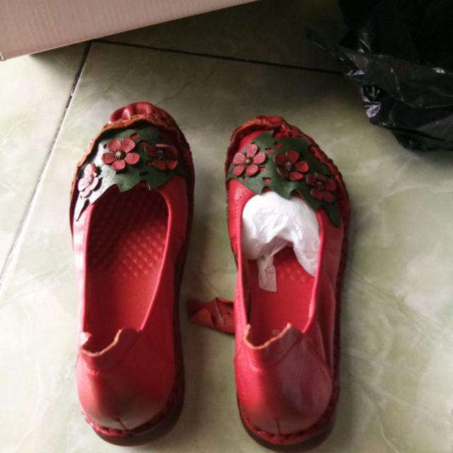 Clarks Kd996 Genuine Leather Sepatu Flat Wanita