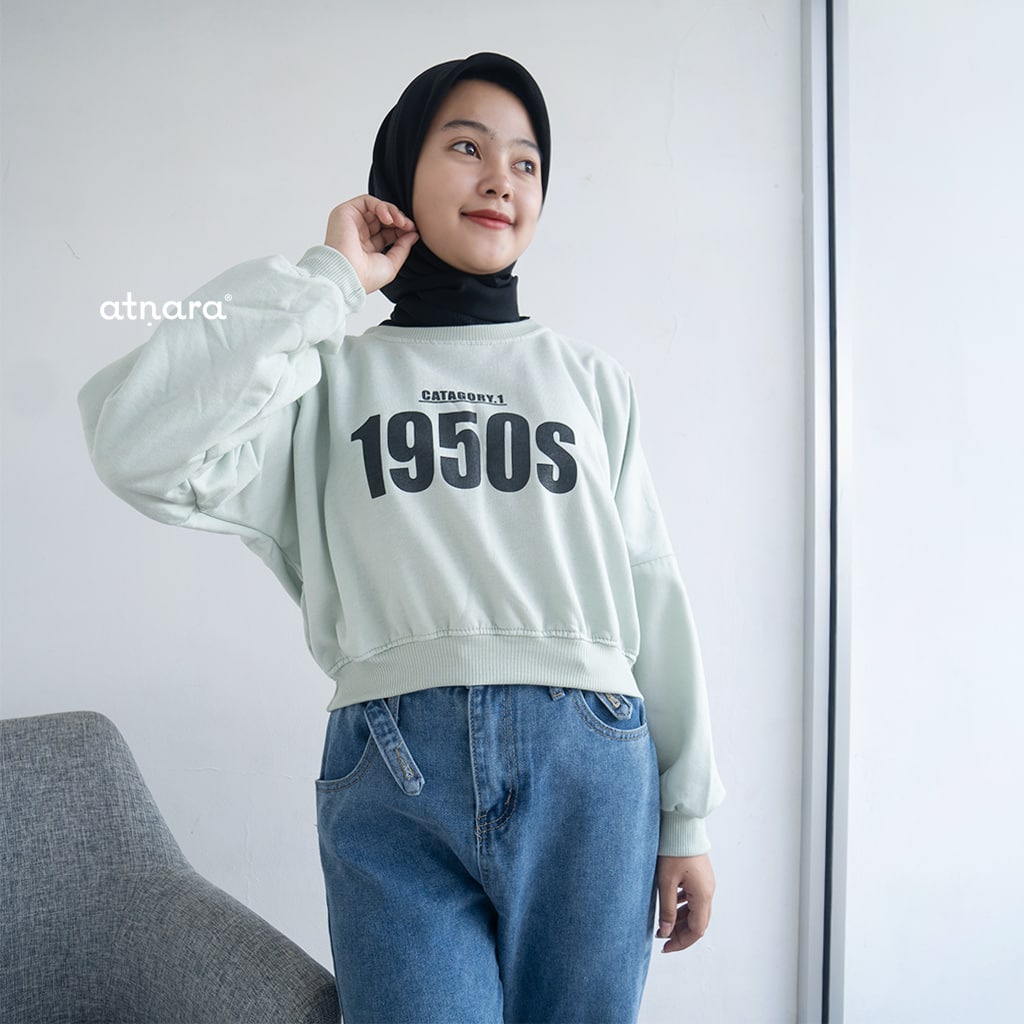 Nara Grosir - 1950s Sweater | Sweater Crop Wanita