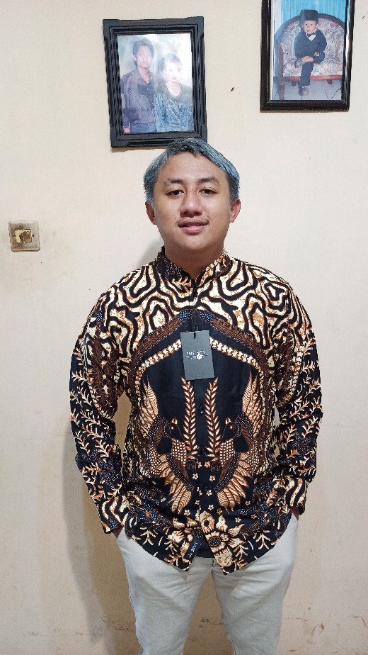 Freypv 8086 Slimfit Long Batik Premium M-xl Kemeja Batik