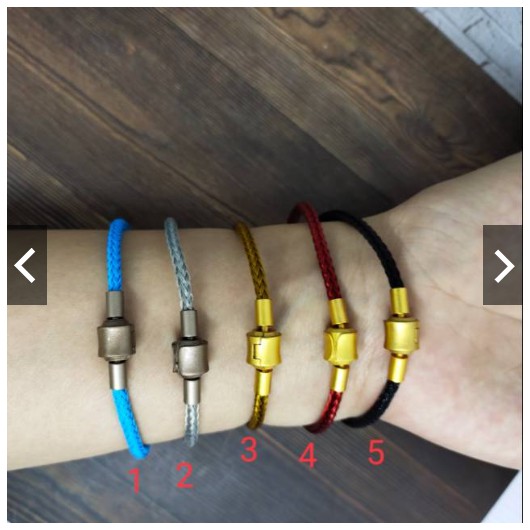 Deb's collection Gelang Tali Kawat Waterproof Charm Liontin Mainan Pandora Emas Hongkong NEW