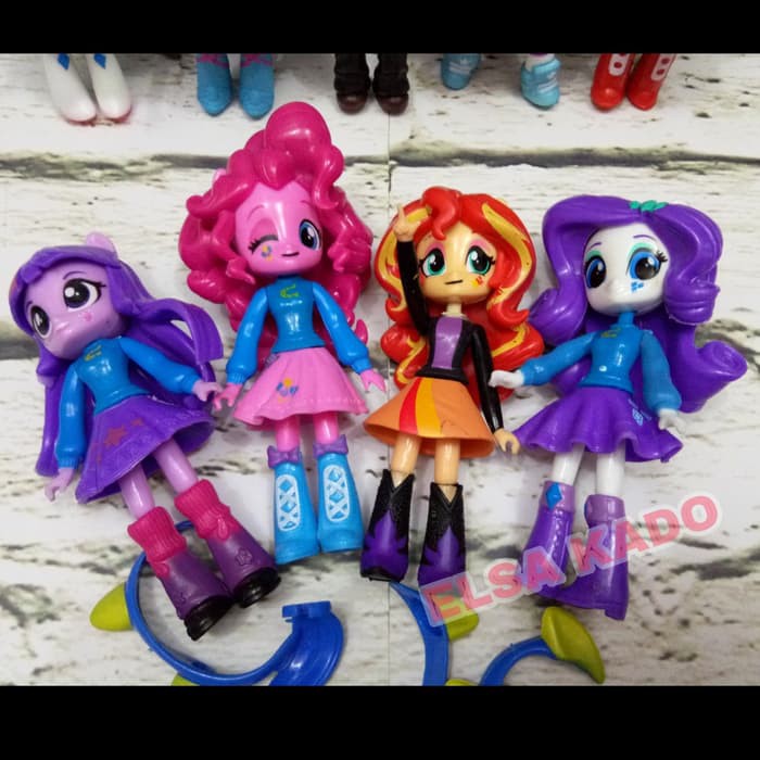 Mainan anak cewek boneka figure my little pony equestria girl