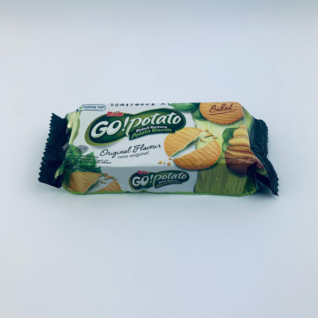 GO!Potato Biskuit Kentang / Rasa Original / 60g