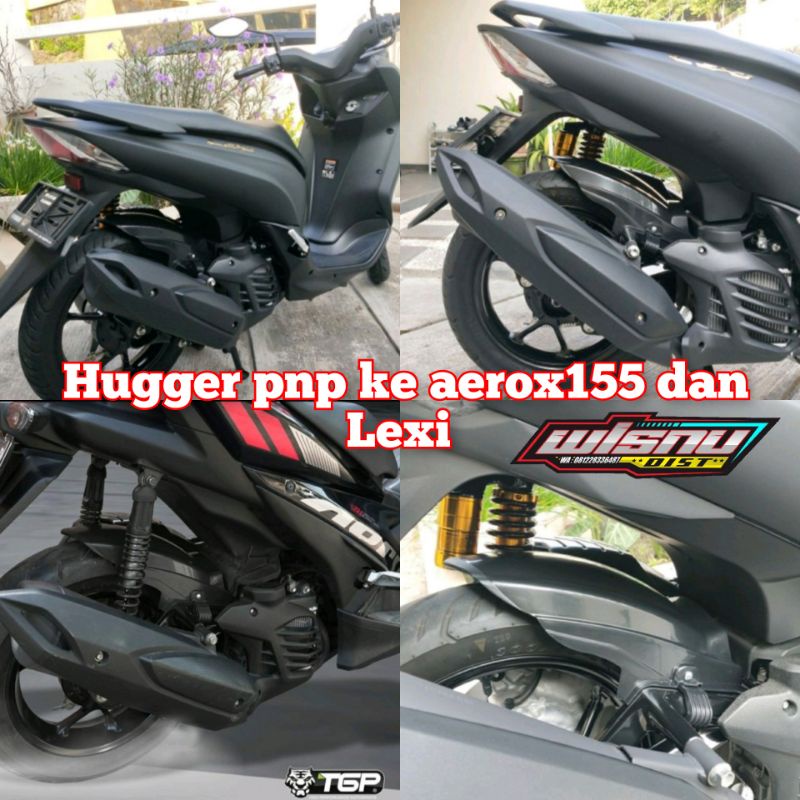 hugger aerox hugger Lexi spackbor kolong aerox lexi