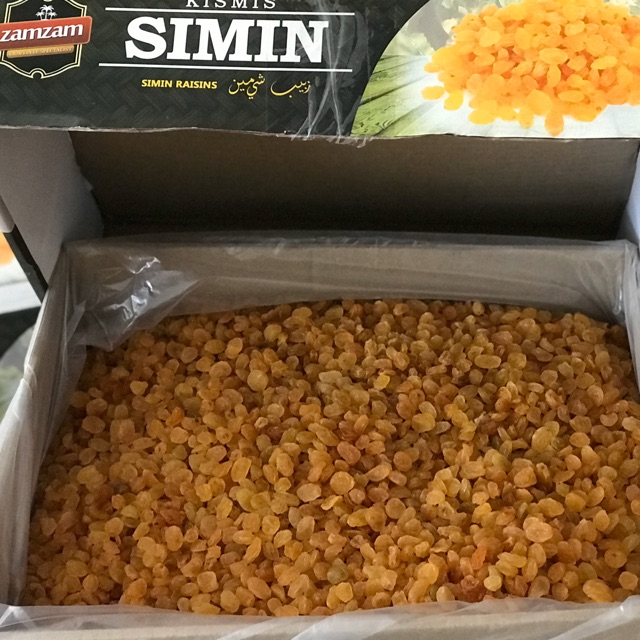 

Kismis simin kuning 250 gr