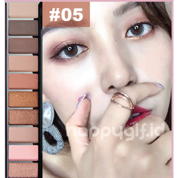 LAMEILA eyeshadow Fashion Matte Eyeshadow Pallet Korean Style Makeup 10 Warna eye shadow LA037 9999