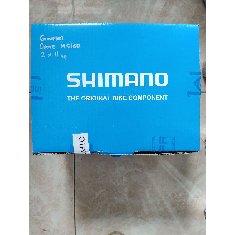 Groupset Shimano/ Groupset Deore M5100 2x11/ 36/26x170 11-42T  2PT RT/ Groupset Sepeda 11speed