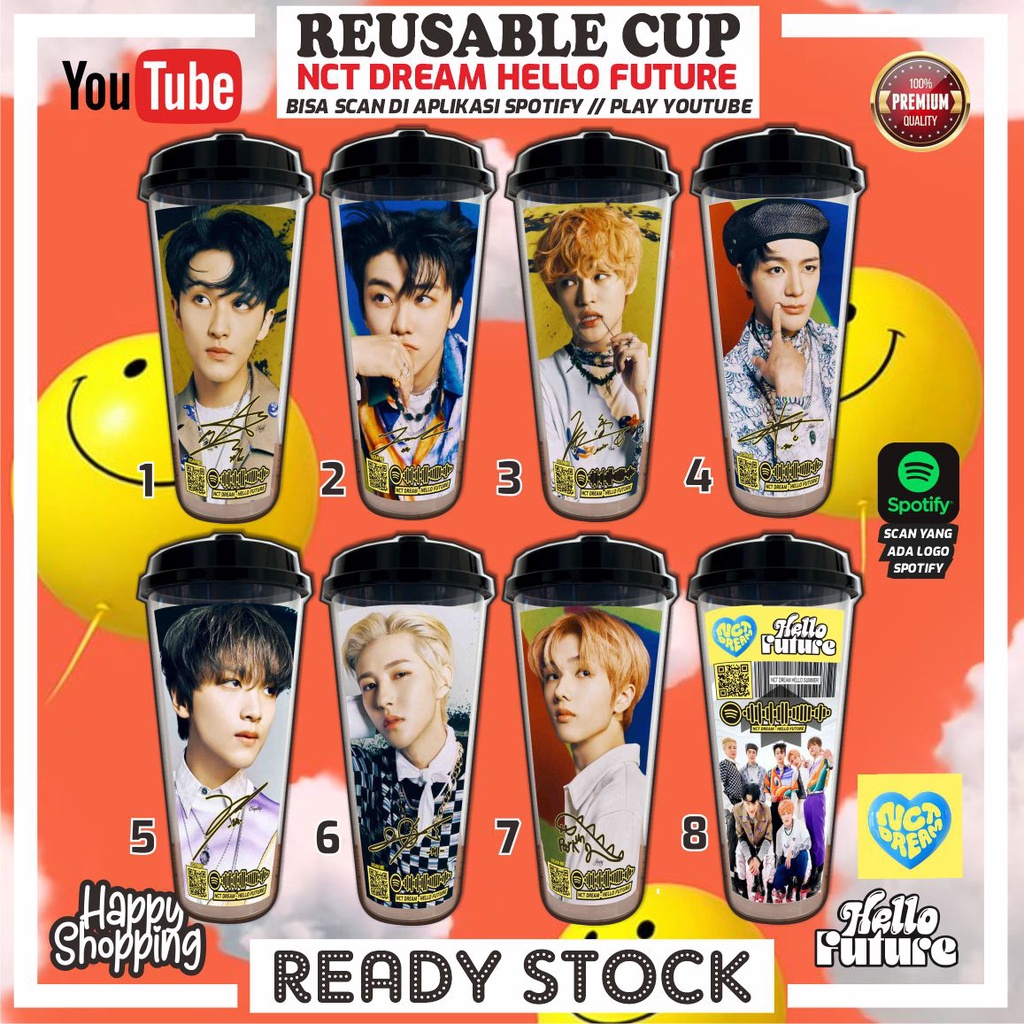 Reusable Cup // Gelas Minum // NCT DREAM Hello Future