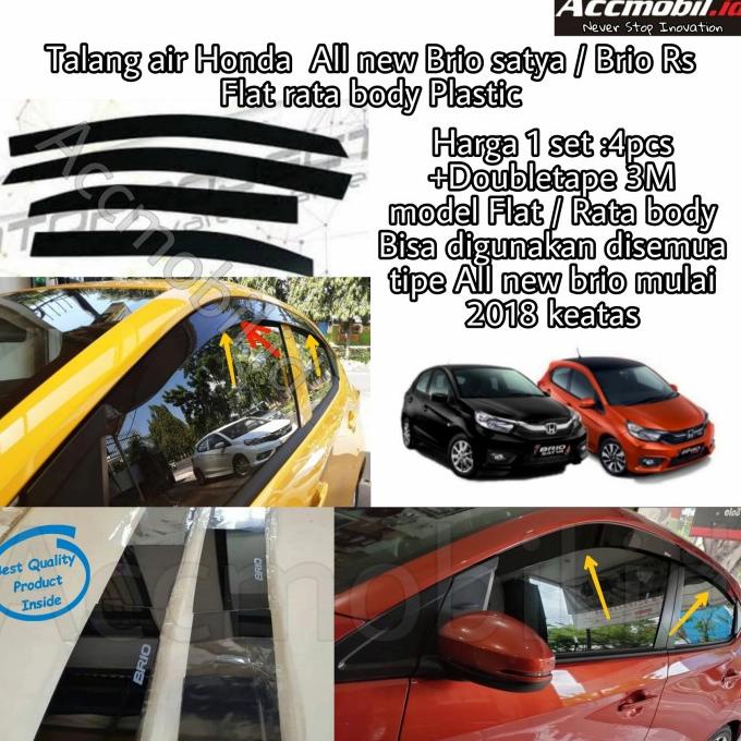 Talang air all new brio satya dan brio rs Flat Rata body