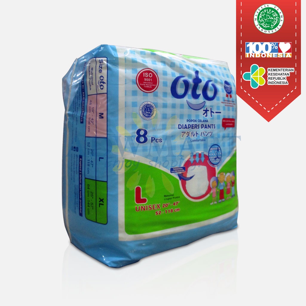 POPOK DEWASA CELANA OTO PANTS L8 DIAPERS DEWASA POPOK DEWASA L