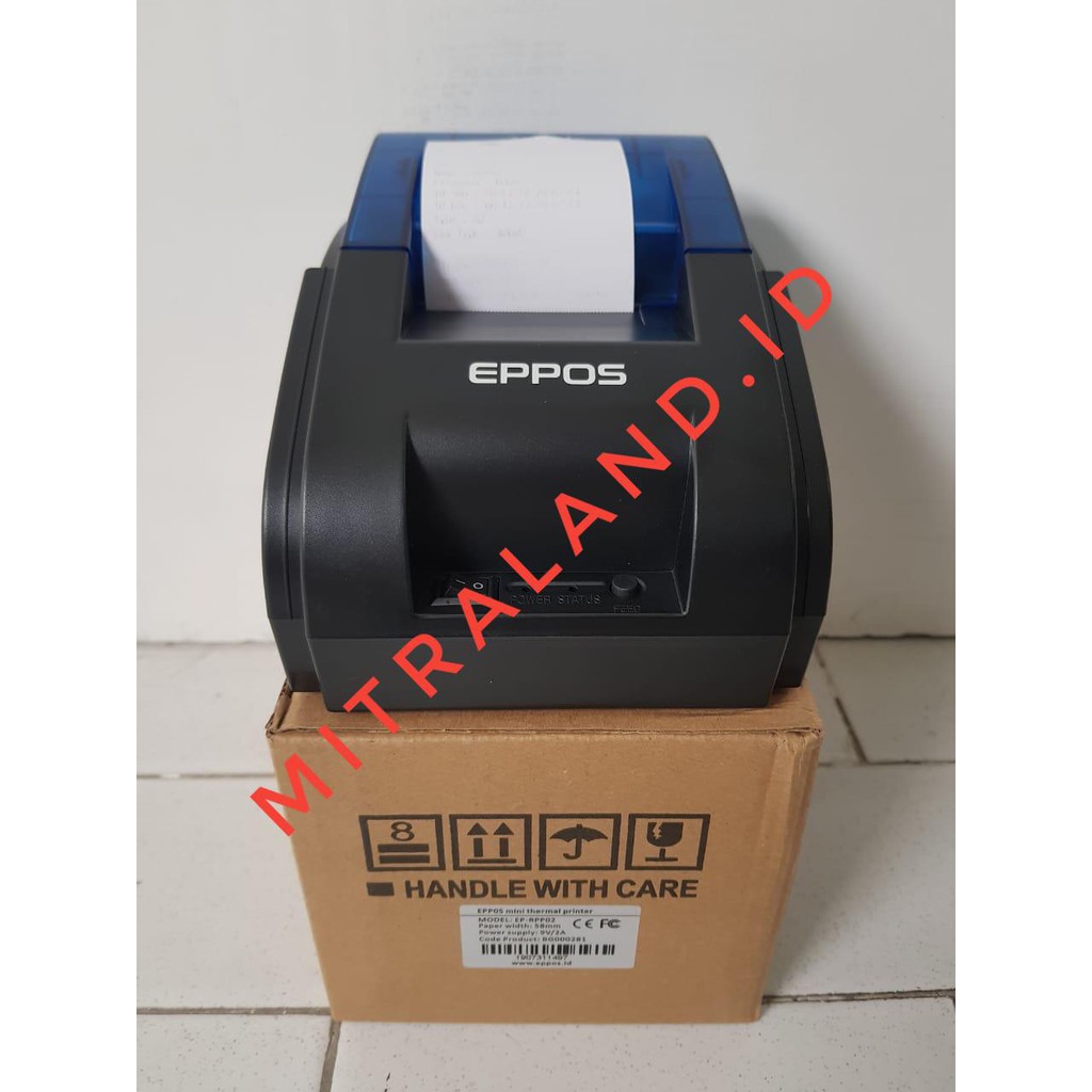 Printer Thermal EPPOS RPP02 - Bluetooth For Android [Gratis Kertas 1 Roll - Bergaransi]