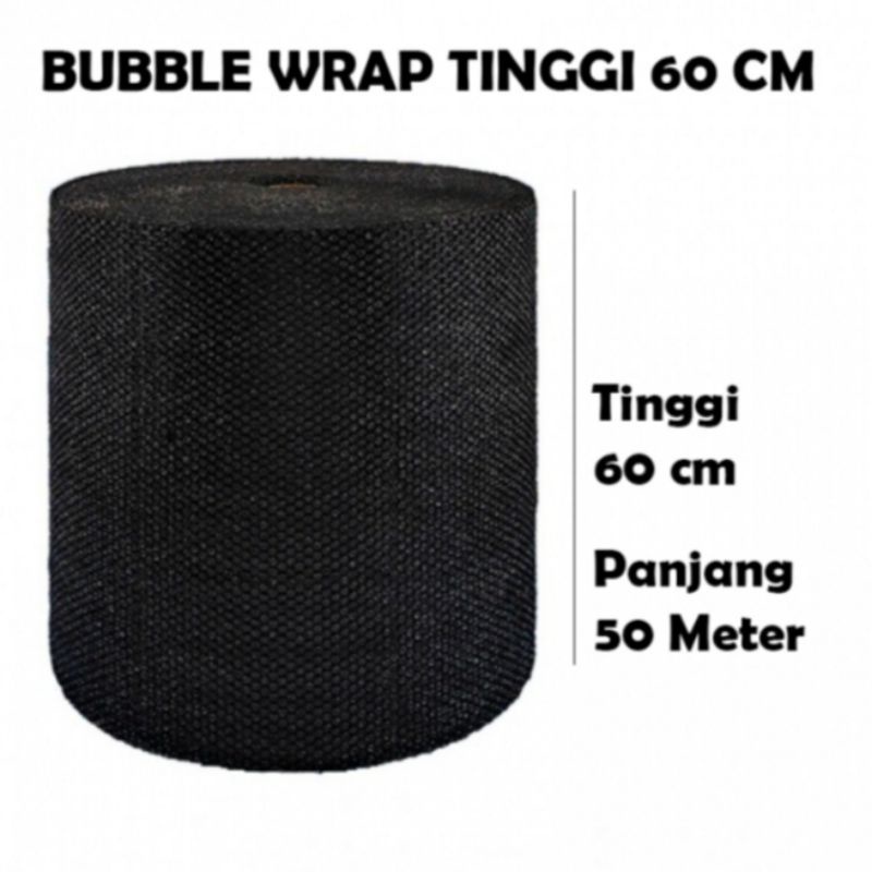 

BUBBLE WRAP MTAP HITAM 60CM × 50M (Per Roll)