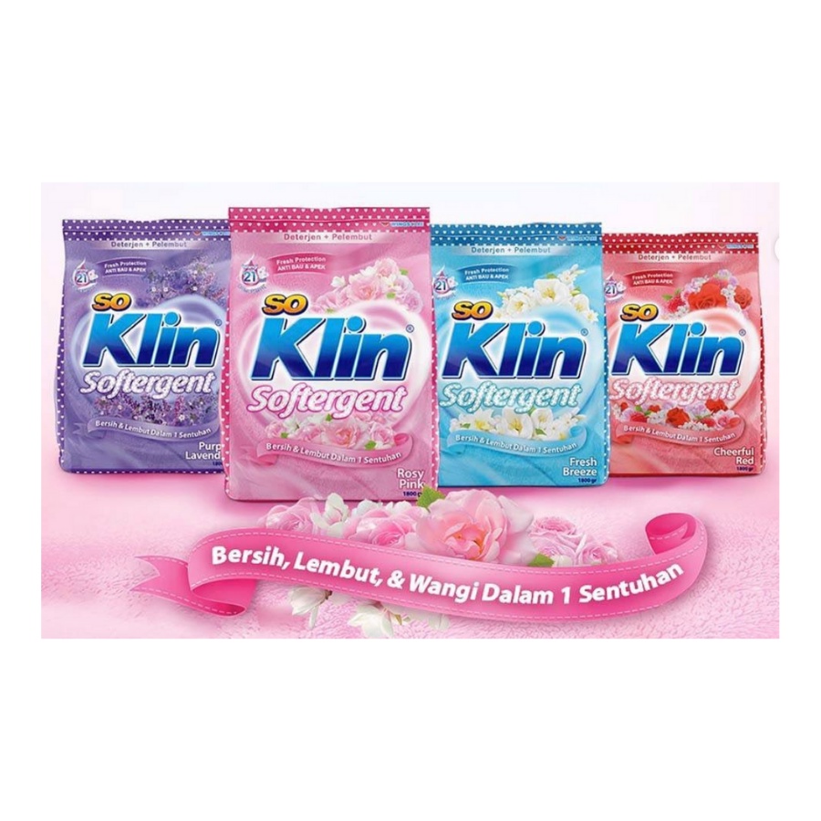 SOKLIN DETERGEN BUBUK SOKLIN / SABUN CUCI SO KLIN / PEMBERSIH BAJU SOKLIN