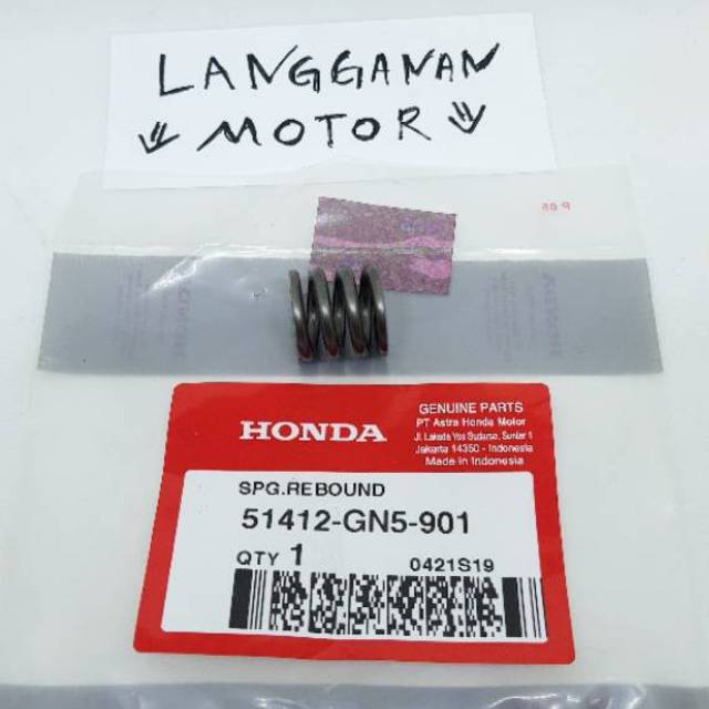 PER SHOCK DEPAN KECIL SPRING REBOUND BEAT VARIO SCOOPY SUPRA X 125 KARISMA