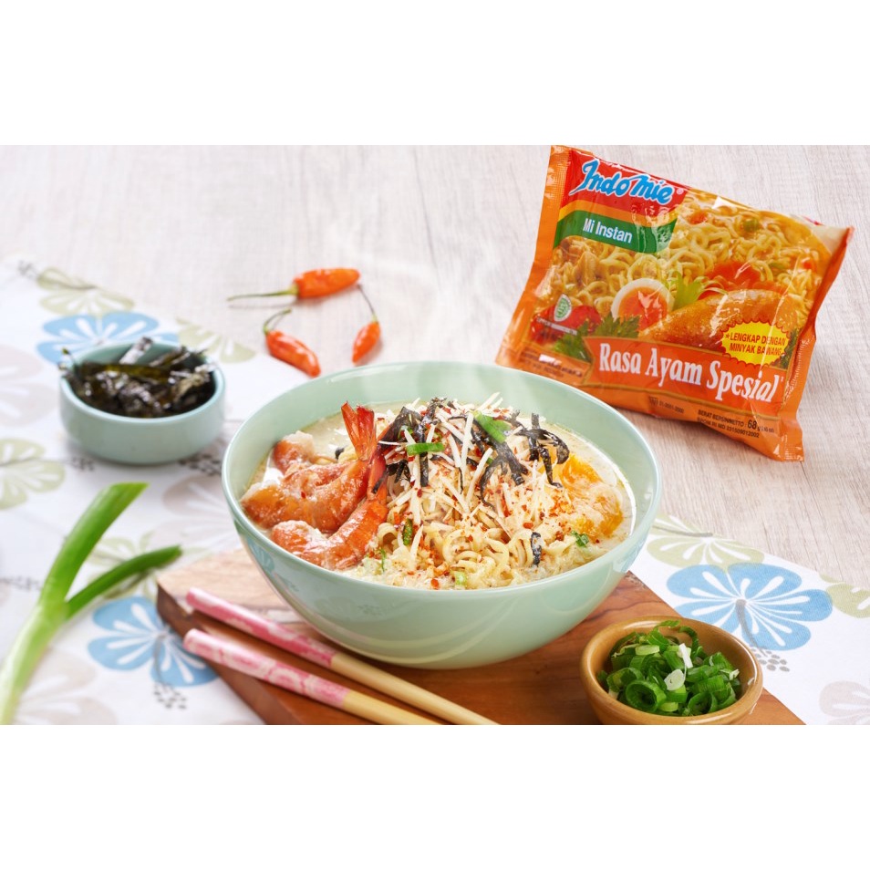 

Indomie Kuah Rasa Ayam Spesial 68gr Termurah Satuan / Per kardus