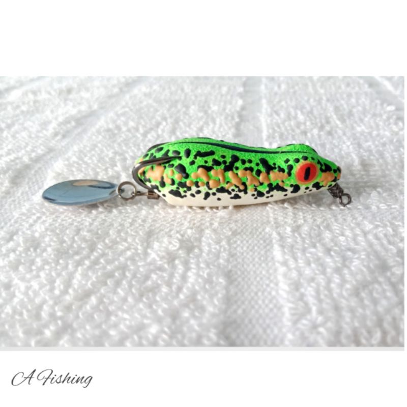 SOFT FROG CENTRAL LURE 4,2 CM 5,5CM SLIM 7GRAM I UMPAN CASTING IKAN GABUS DAN TOMAN