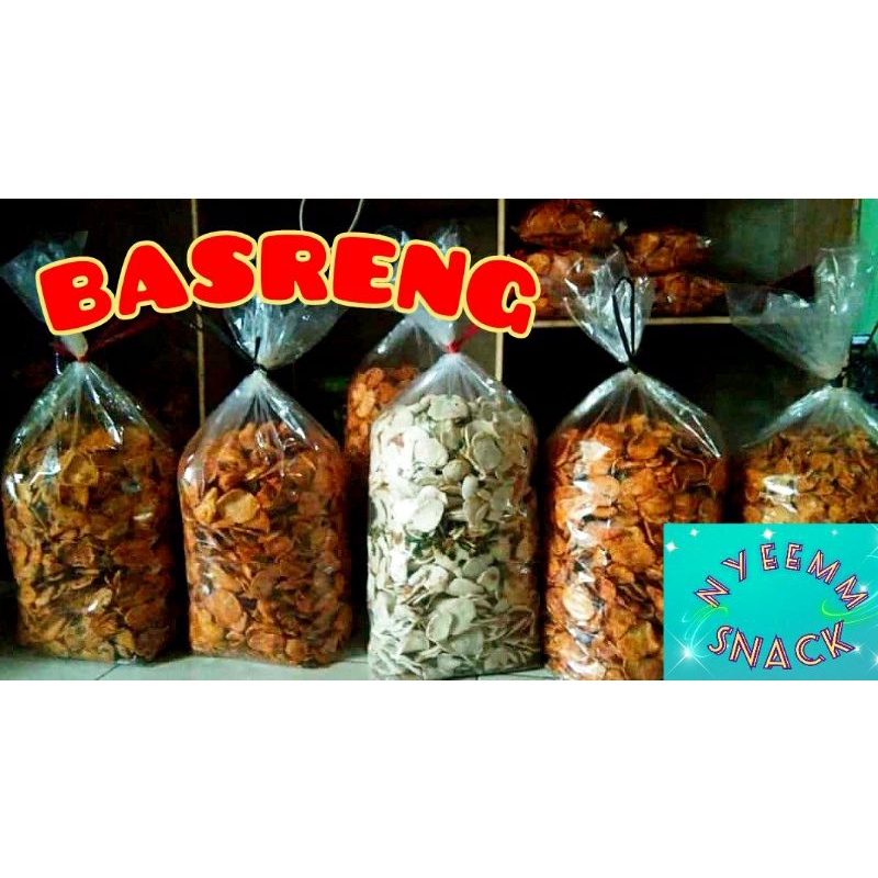 

Basreng original dan pedas