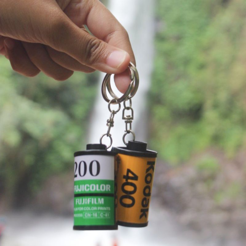 Gantungan Kunci Roll Film tanpa foto / Keychain Roll Film tidak pakai foto (baca deskripsi)