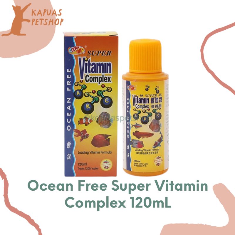 Vitamin Ikan Ocean Free Super Vitamin Complex 120mL
