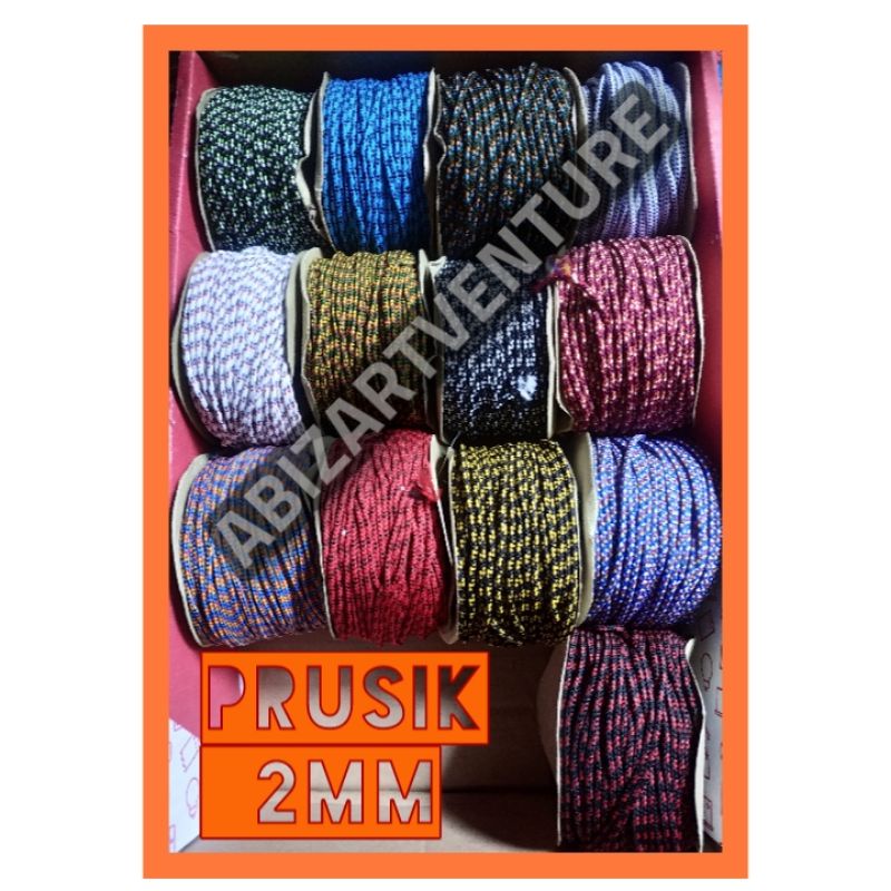 tali prusik 2mm / tali paracord / tali gelang per meter