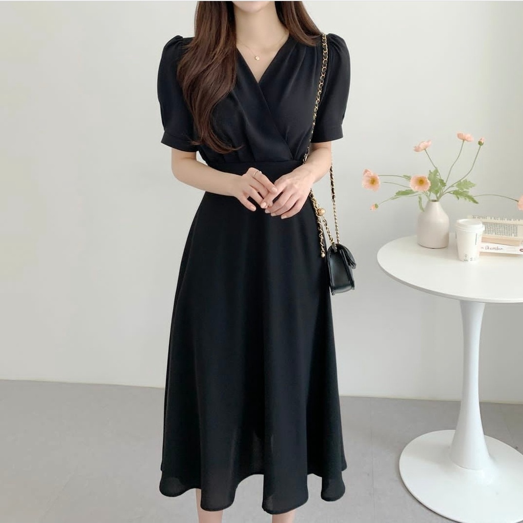 [MCFK] Dress Sheren / Dress Wanita Mewah Modern / Dress Wanita Korean Style / Longdress / Dress Wanita Dewasa