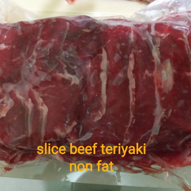 

slice beef teriyaki (non fat)