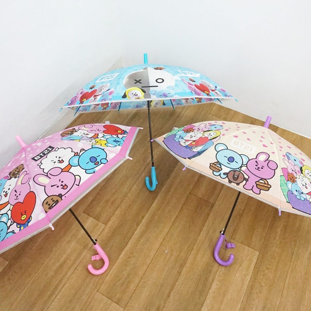 PAYUNG BT BOYBAND KOREA TATA COOKY CHIMMY MANK VAN KOYA RJ SHOOKY UMBRELLA BANGTAN BOYS