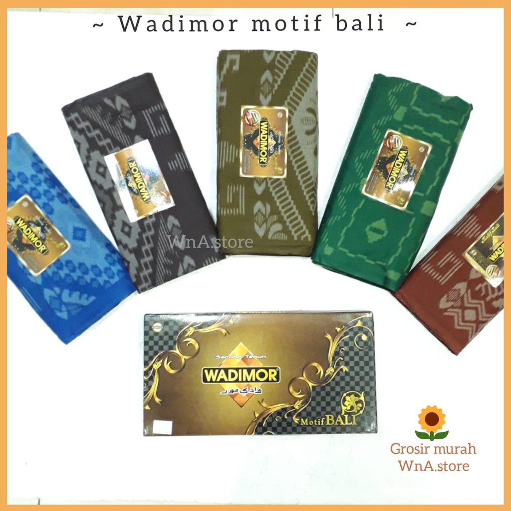 Sarung wadimor balimoon asli wadimor bali motif kembang bukit tinggi