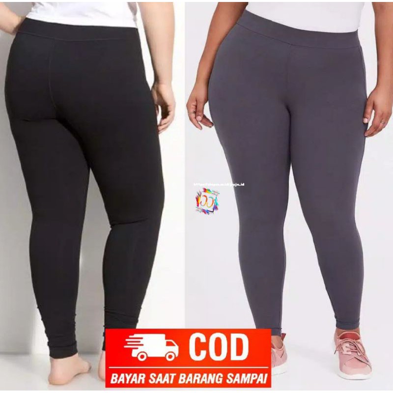 LEGGING JUMBO & BIG SIZE (XXL & XXXL) BB 100kg/ Legging Panjang Soft