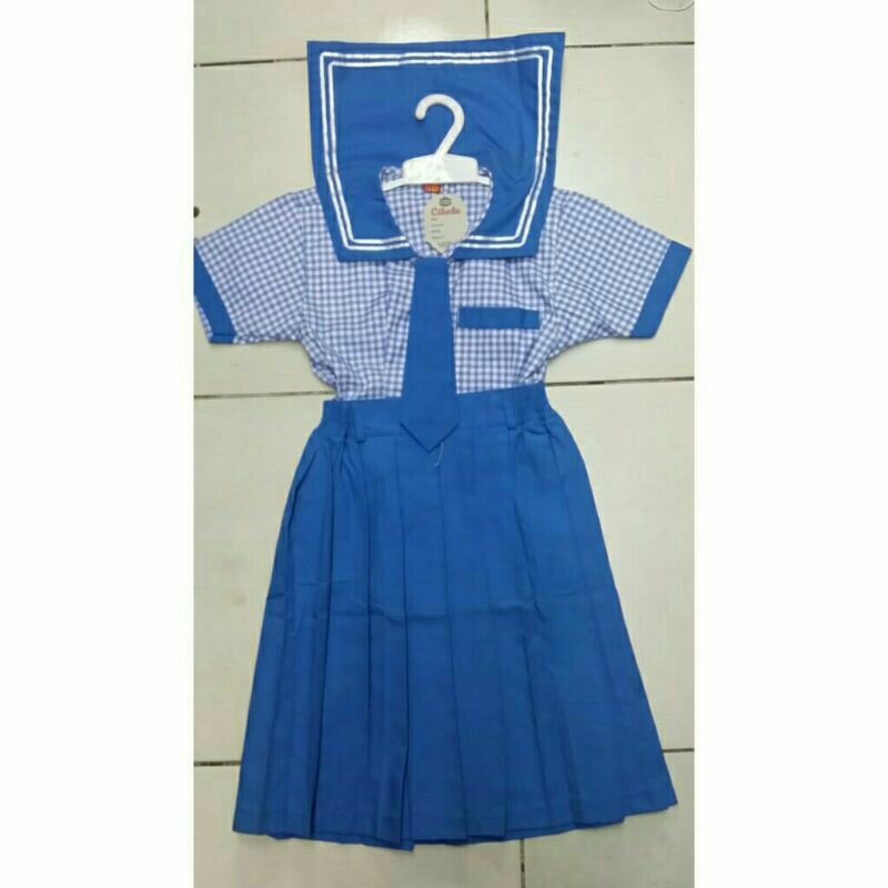 baju seragam anak perempuan tk || baju seragam anak perempuan paud
