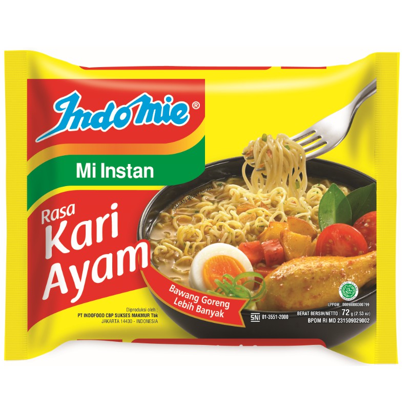 

Indomie Mie Kari Ayam 72g