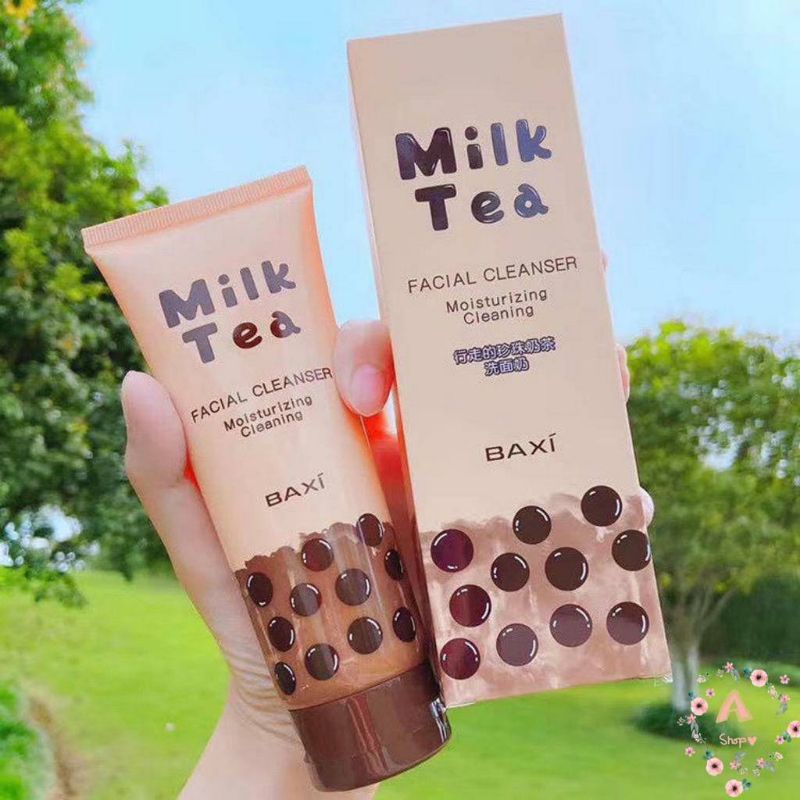 Facial wash boba milk tea