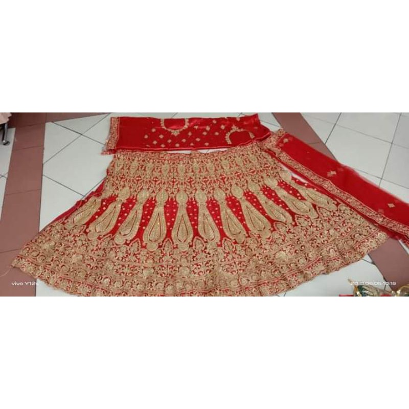 BAJU PENGANTIN INDIA/LEHENGA INDIA/BAJU INDIA MURAH/BAJU INDIA DEWASA