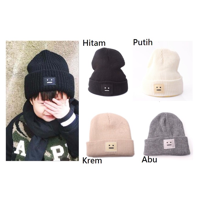 Topi Anak/Topi Bayi Keren Trendy Bahan Rajut