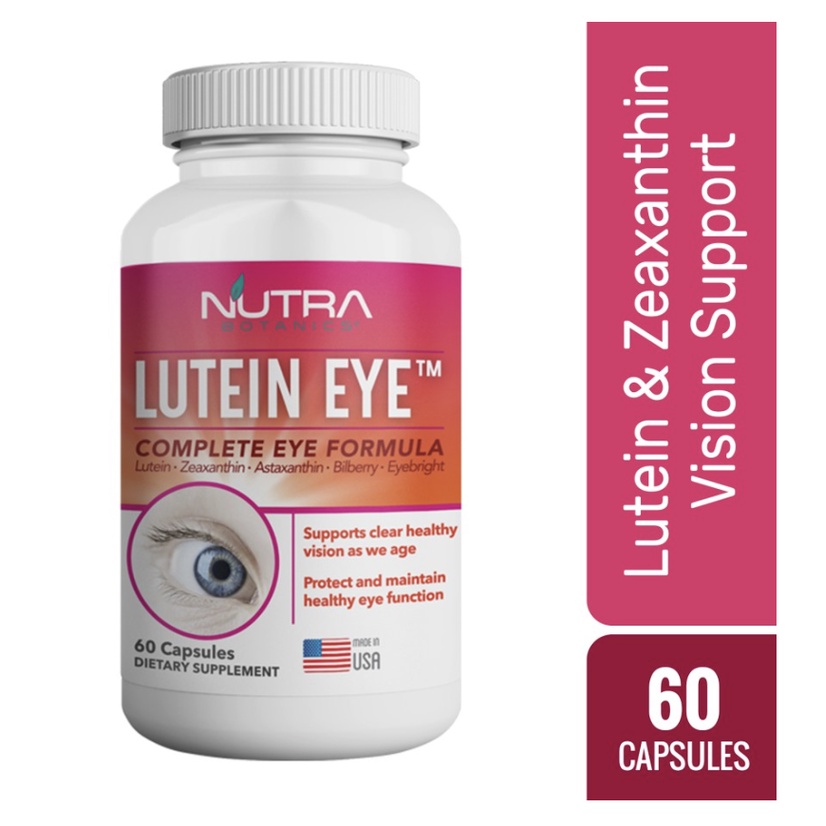 Jual Preorder Nutra Botanics Lutein Eye Supplement Zeaxanthin Bilberry 60 Capsules Shopee 0399