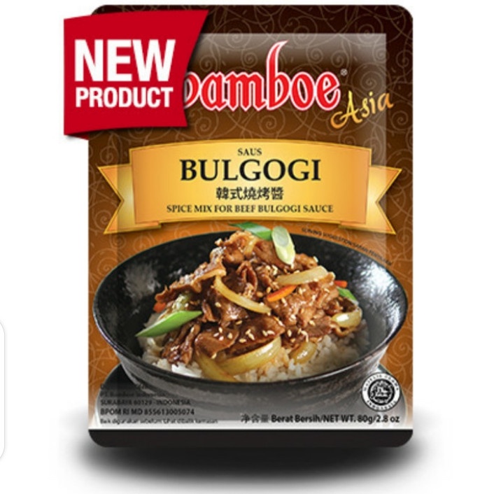 Bamboe Beef Bulgogi 80gr | Bumbu Instant Bulgogi