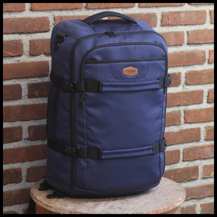 TERBARU TAS TRAVEL - BACKPACKER - RANSEL MULTIFUNGSI EIBAG 611  - HITAM