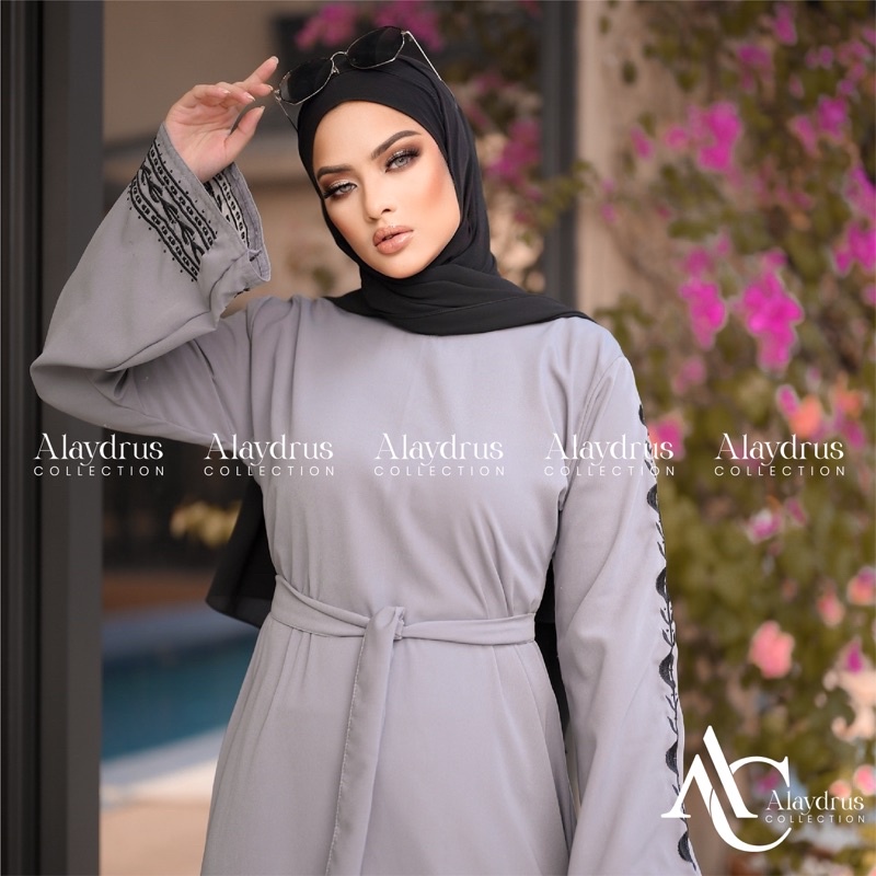 Abaya Bordir Saudi Abaya Turkey Hitam Gamis Dress Maxi Saudi 878