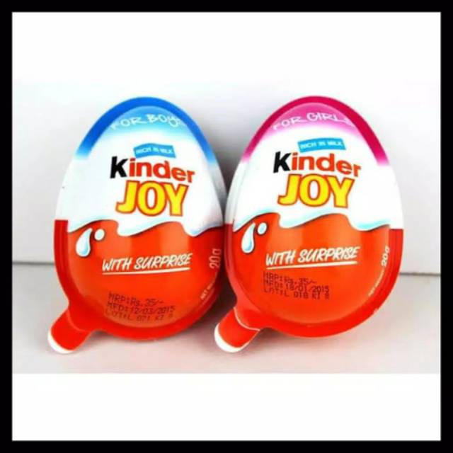 KINDER JOY COKLAT ANAK SNACK IMPORT MALAYSIA 20GRAM KINDER JOYS